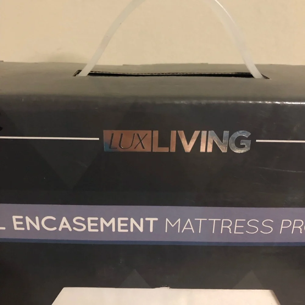Lux Living Pure Care Total Encasement Mattress Cover Full Size Waterproof NIP